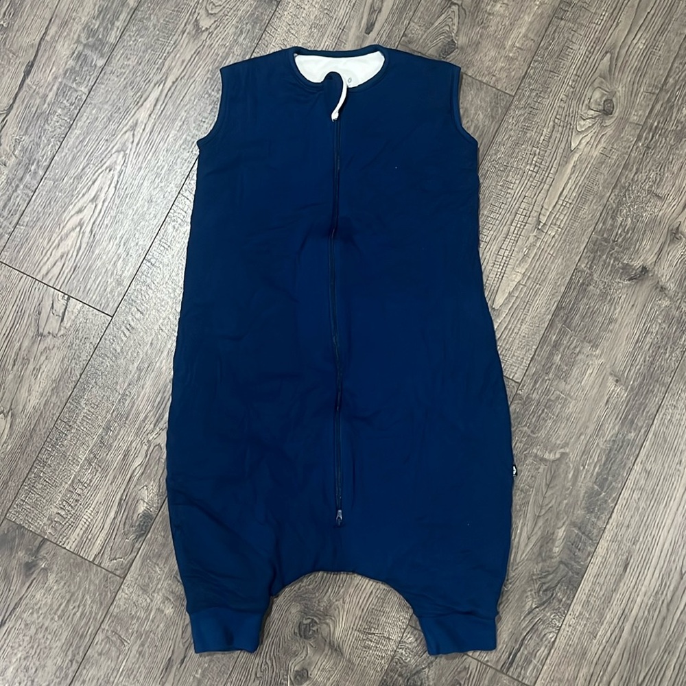 Kyte Baby Sleep Sack Walker 1.0 TOG Navy Blue Bamboo Blend - Size M 18-30lbs